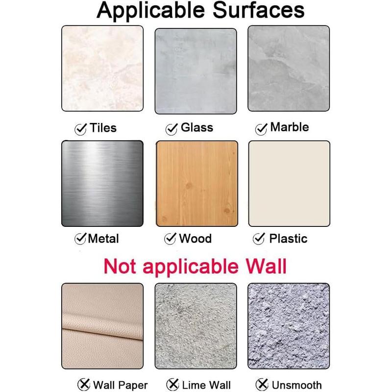 Adhesive Hooks for Hanging, Self-Adhesive Wall Hook for Key Hat Coat, No Drill Stick on Bathroom Towel Hooks, Shower Kitchen Door  Outdoor 8 Pack, Black