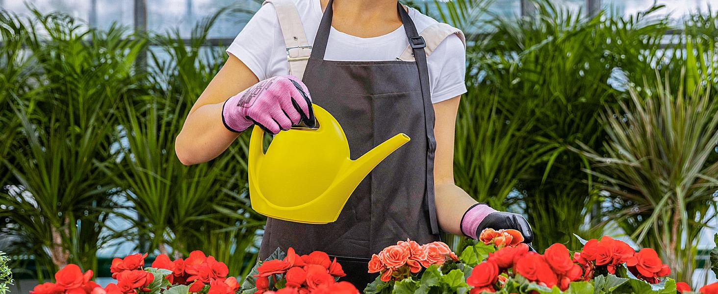 10 Pairs Nitrile Dipped Coated Safety with Grip, Non-slip Bulk Roofing Gloves for, Oil-resistant Gear for Package Handler, Warehouse, Medium