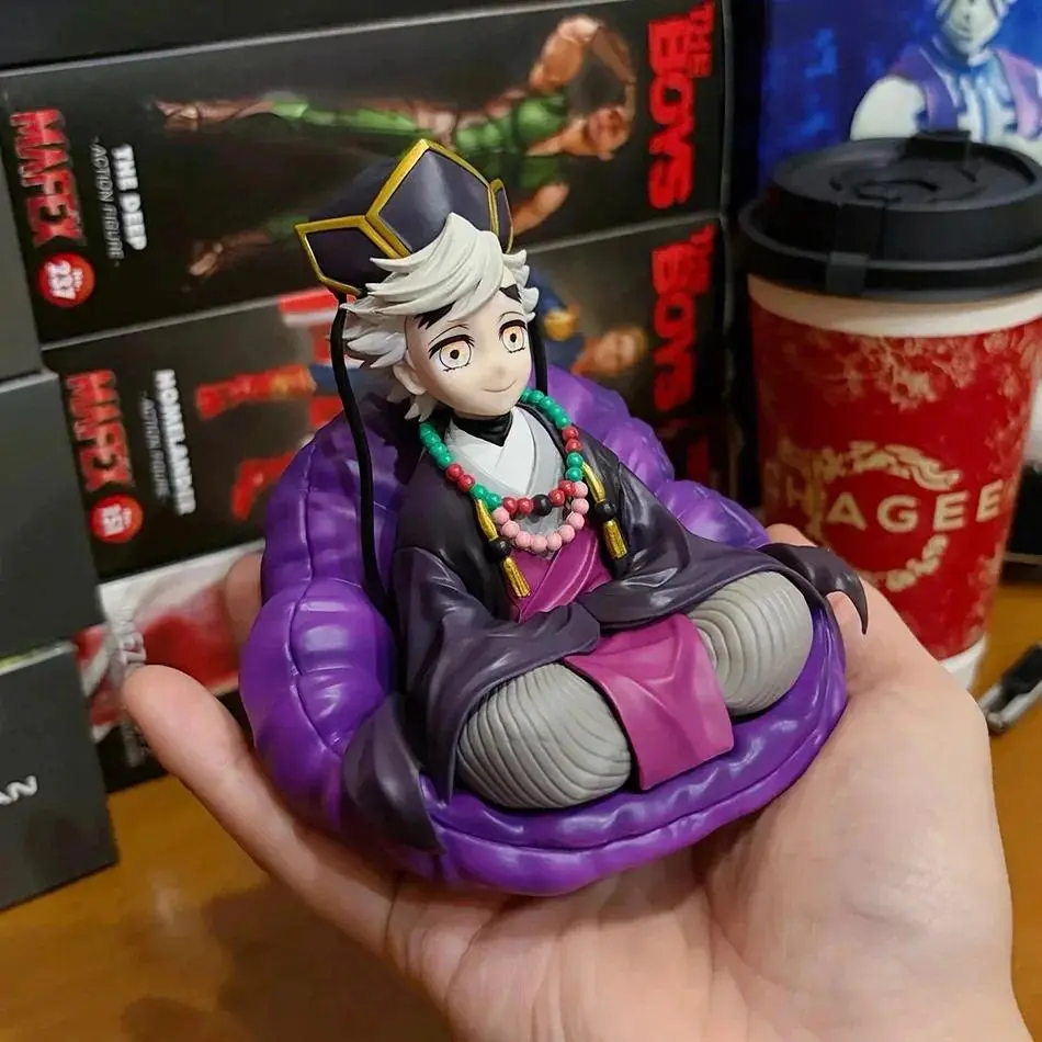 Anime Demon Slayer Yaiba Doma Noodle Stopper Figure PVC Model Collection Action Figurine Toy for Christmas Gifts