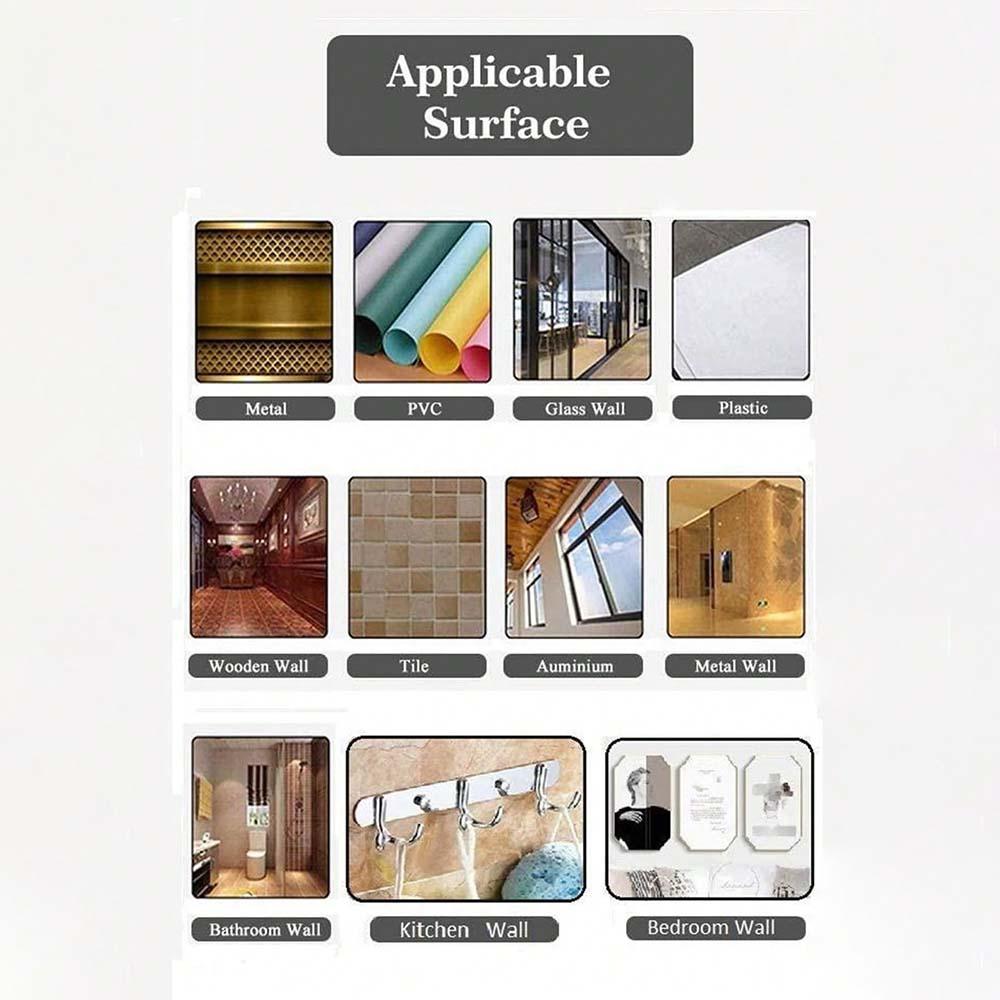 Double Sided Nano Tape, 1 Roll Transparent No Trace Reusable Waterproof Strong Adhesion Adhesive Tape, Multifunctional Adhesive Tape for Home & Office