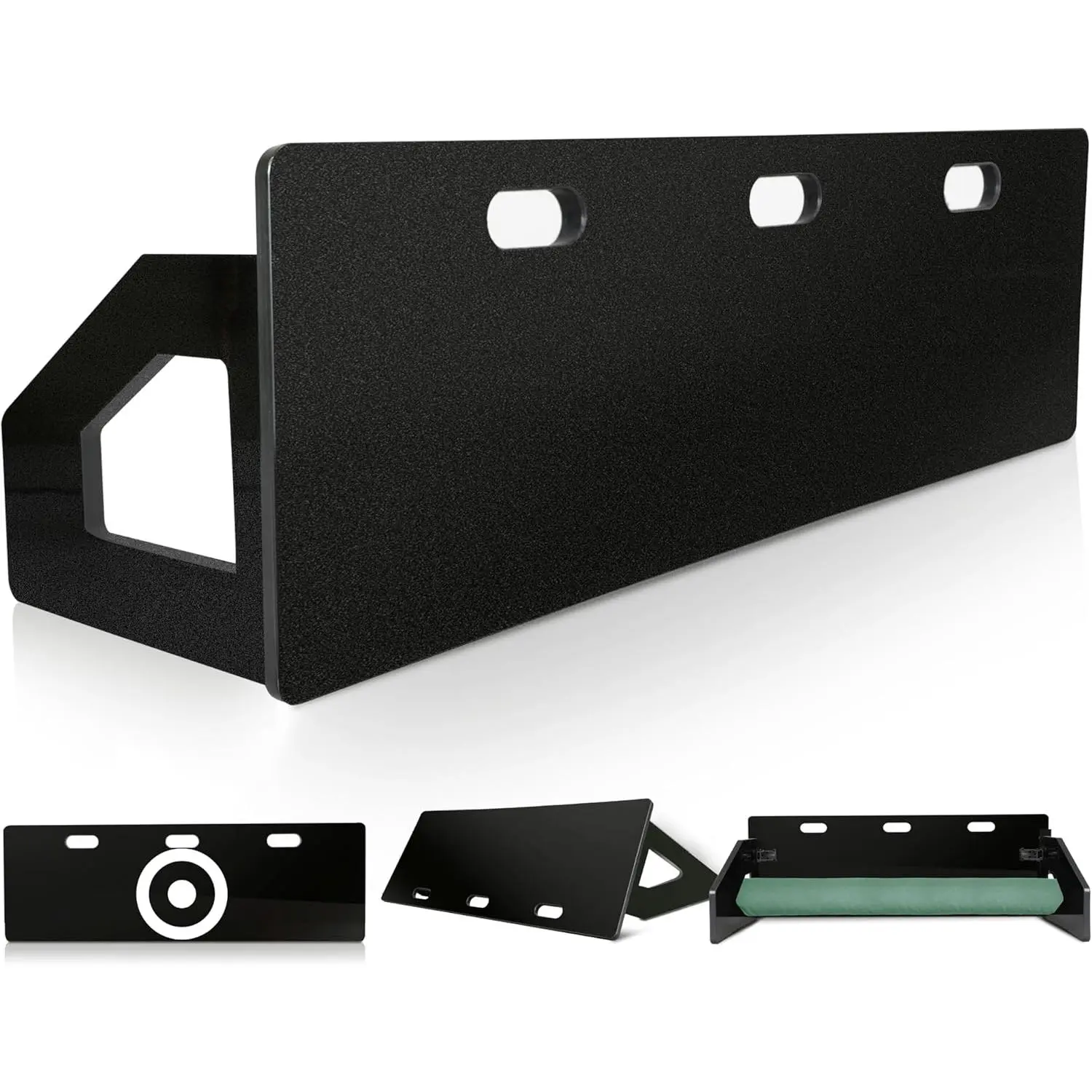 Soccer Rebounder Board Soccer Wall Kick Back Trainer with 2 Rebound Angles for Ball Passing and Bounce Back Training