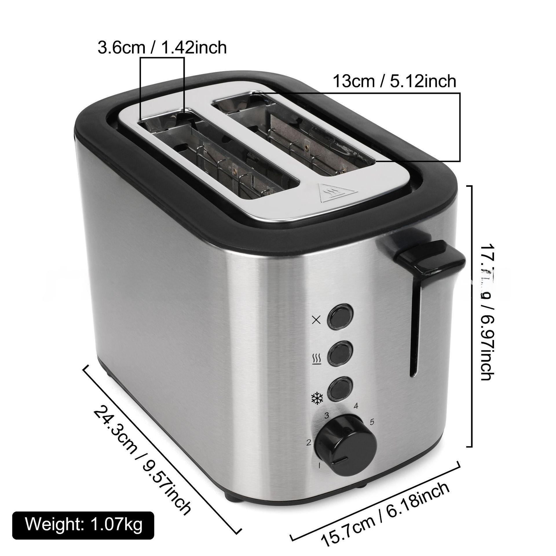 Daily Stainless Steel Household Breakfast Machine, Sandwich Maker & Toaster for Home Kitchen Use