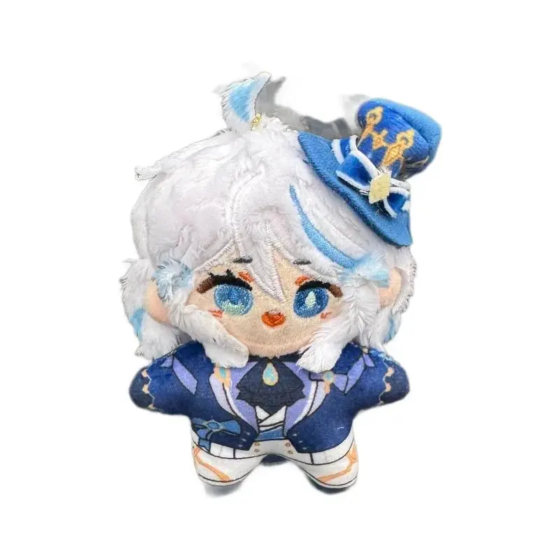 2026 Hot Genshin Impact Furina Focalors Cute Anime Cartoon Characters Plush Doll - 10cm Starfish Body Stuffed Toy, Keychain Pendant, Christmas Gifts
