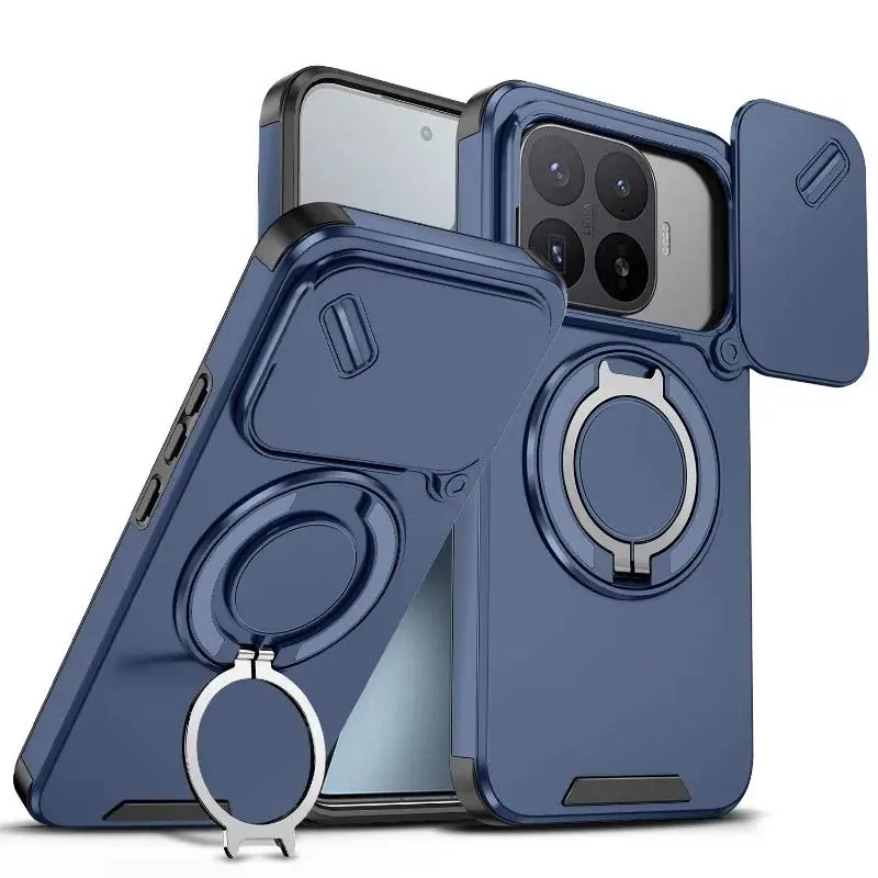 Capa for Xiaomi 17T Pro 15T 14T Pro Case for Xiaomi Mi 17T Cover Armor Slide Camera Ring Magnetic Stand Shockproof Phone Funda