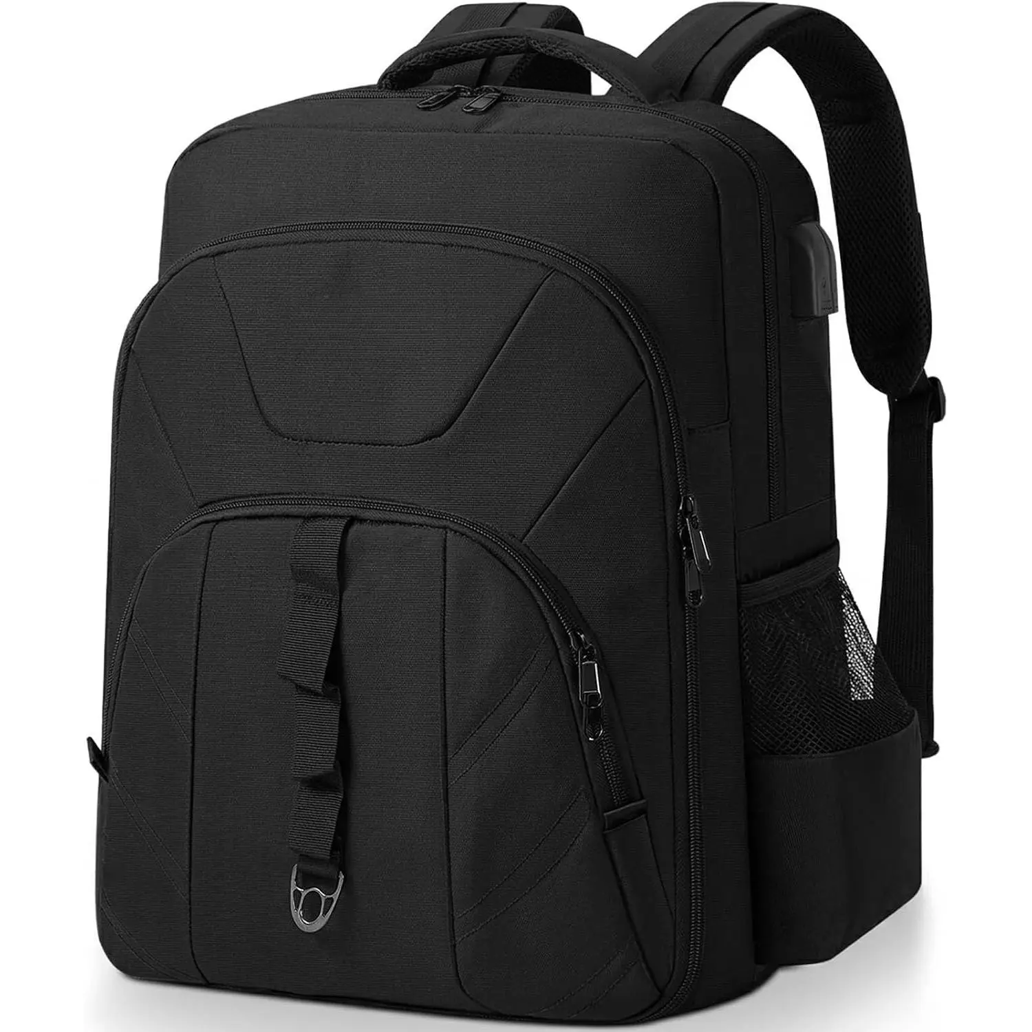 Barber Supplies Bag Backpack for Men Travel Tool Bag Bookbag | Professional Portable Soft Hairstylist Organizer Bag for Clippers and Supplies, for Barber Accessories, with USB Port Design