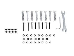 Step Handrail Fit for 1-2 Steps Flexible Porch Railing for Outdoor Steps Steel Stair Railing for Garden, Yard or Porch Black