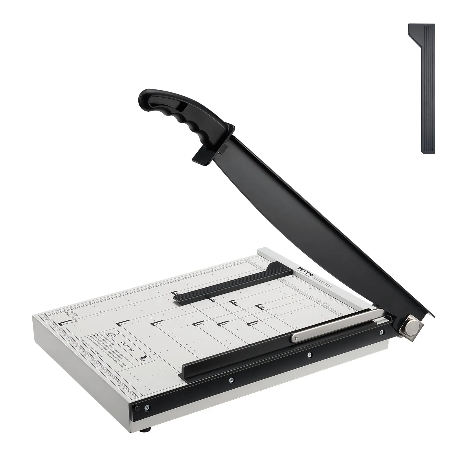 Paper Cutter, Guillotine Trimmer, 15" Cut Length, 16 Sheets Capacity, Heavy Duty Guillotine Paper Cutter with Guard Rail/Blade Lock for Cardstock/Cardboard, Paper Trimmer for Home Office School