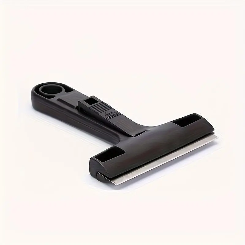 1pc Multi-Functional Cleaning Scraper - Glass Cleaning Scraper - Detachable Blade - Ergonomic Handle and Serrated Blade - Suitable for Cleaning Walls, Cement, Bubble Gum, Grout, etc. - Detachable Grout Removal Tool - Scraper Tool