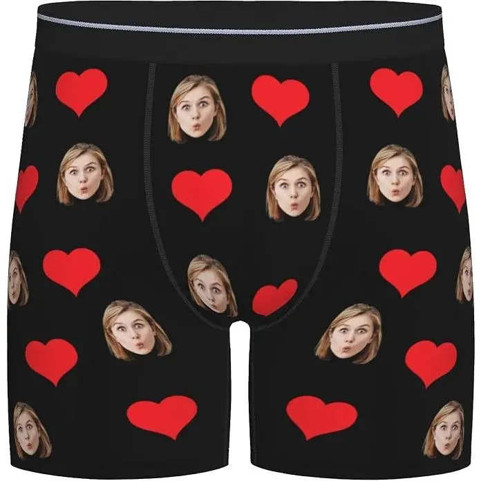 Personalized Boxers for Christmas Birthday Gifts Custom Boxers for Woman Men Husband Boyfriend