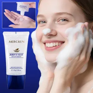 Mercilen Amino Acid Cleanser 150g, Niacinamide, Hyaluronic Acid, Vitamin E, Deep Pore Cleaning, Moisturizing, Suitable for All Skin Types, Unisex