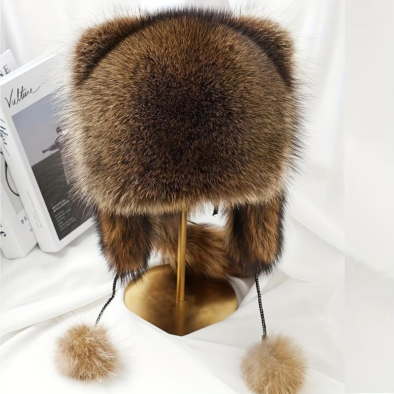 2025 NEW Raccoon Tail Mood Hat – Retro Y2K Detachable Fluffy Earmuffs, Hypoallergenic Winter Accessory, Machine-Washable, Cozy Cottagecore Style for Outdoor and Casual Wear, TikTokShopBlackFriday girl  room  accessories i̇phone  16  pro  cases