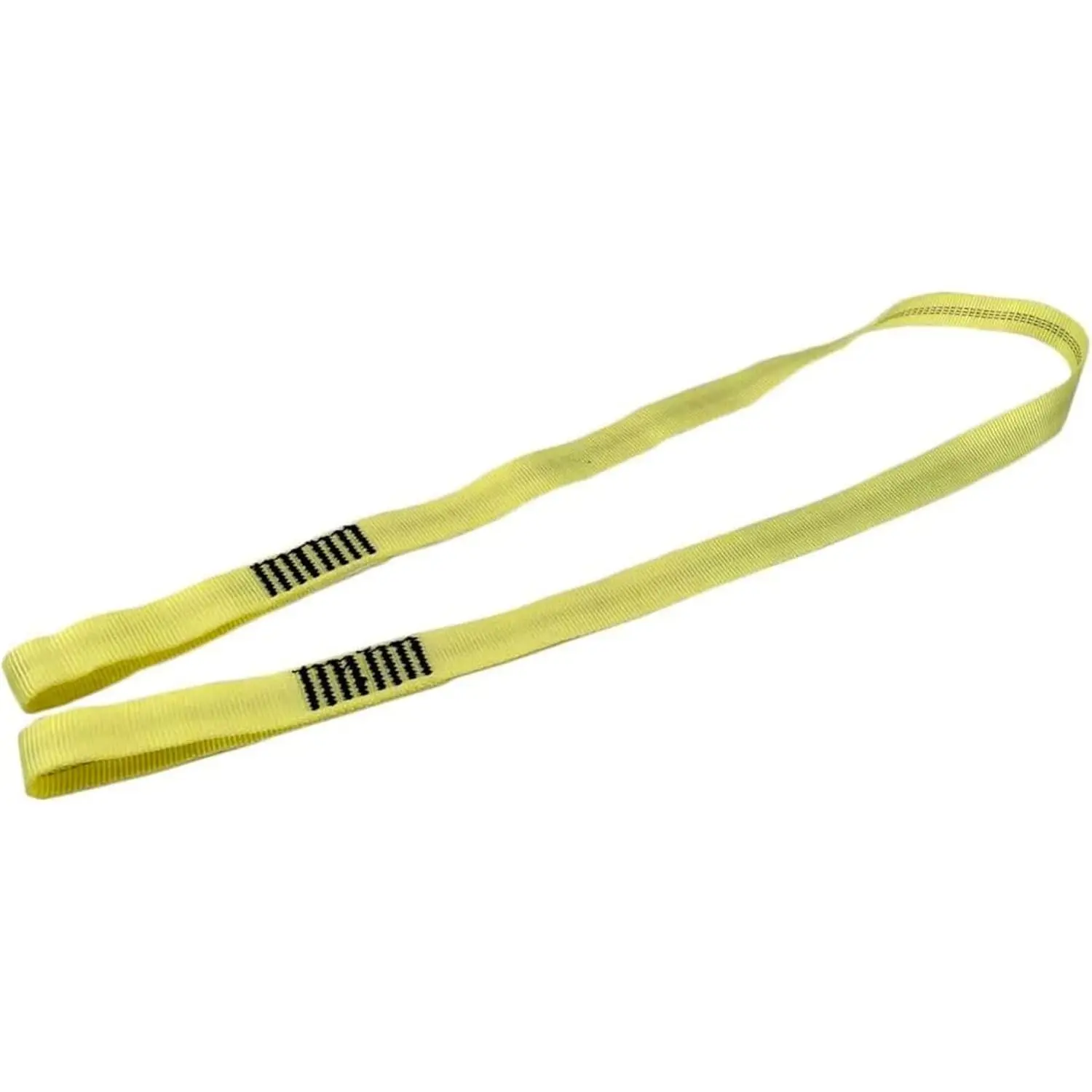 1-Inch 48 Inch Yellow 4000 lb Durable Tubular Nylon Webbing High Strength Rescue Gear