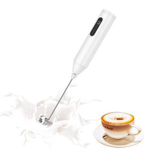father's day gifts, rechargeable coffee frother, handheld milk frother, adjustable speeds rechargeable electric blender coffee frother, whisk drink mixer, portable mini foamer for lattes, cappuccino, matcha, hot chocolate, coffee equipment