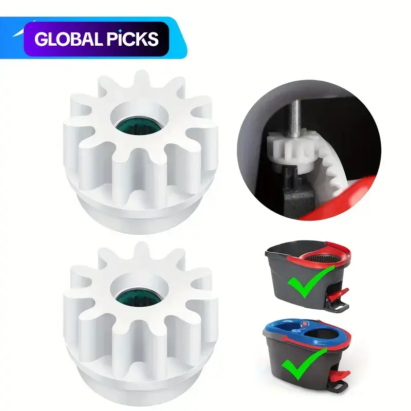 Pedal Bearing Replacement Parts Step Pedal for O-Cedar EasyWring or RinseClean Bucket System, 2-Count Pack Clutch Gear Sprockets Compatible with 90% Spin Mop Buckets Repair Solution #GLOBAL PICKS