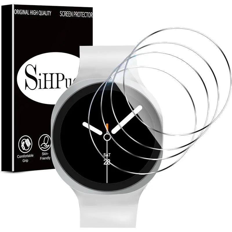 Tempered Glass Screen Protector for Samsung Galaxy Watch 9/8 (40mm) |   4 Pack, 9H Hardness, Military Grade Shatterproof, Anti Scratch, Bubble Free, HD Ultra-thin, Easy Install, Case Friendly