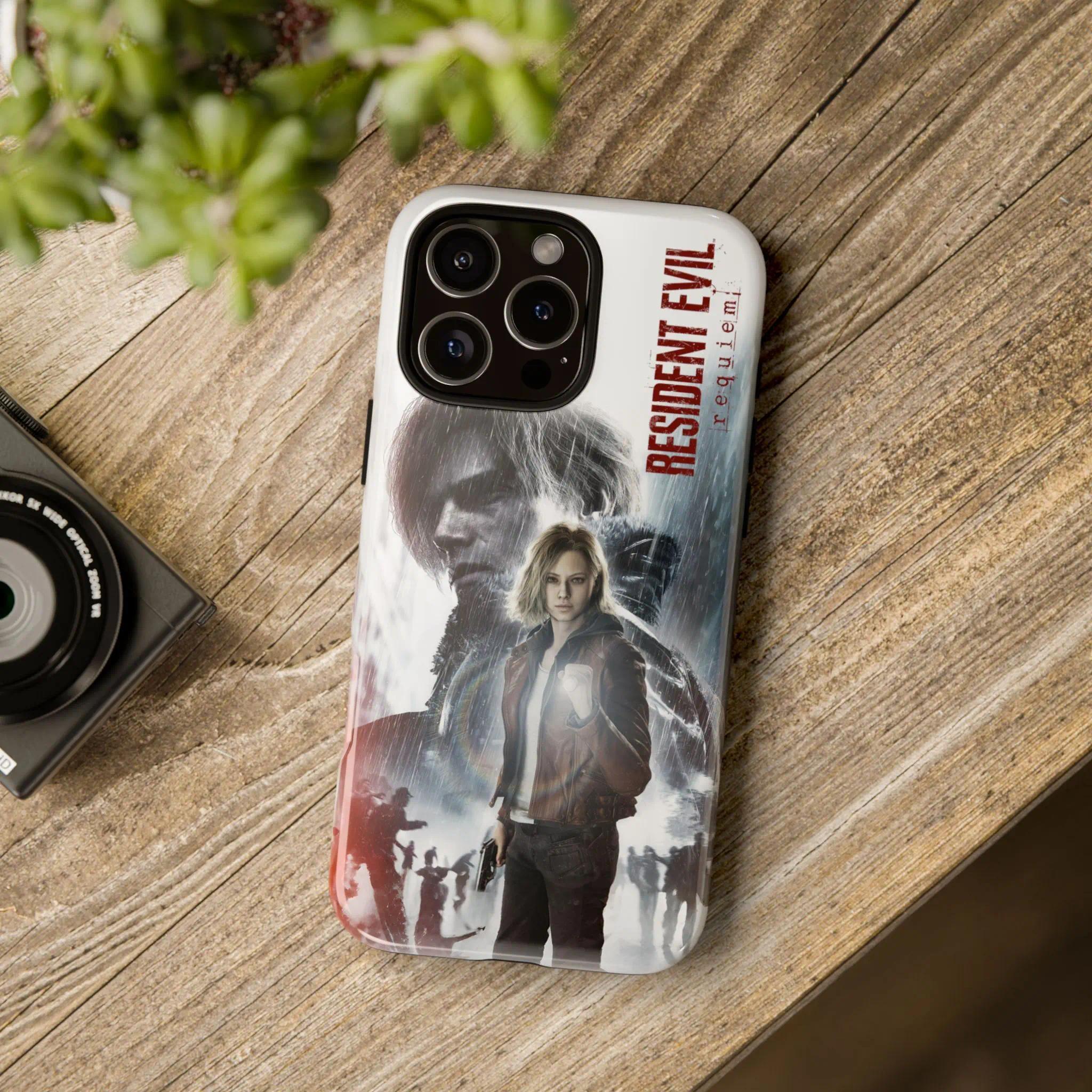 Resident Evil: Requiem — Pattern & Film 2-in-1 Phone Case — Exclusive Fan Edition (Compatible with iPhone 17, 16, 15, 14, 13)