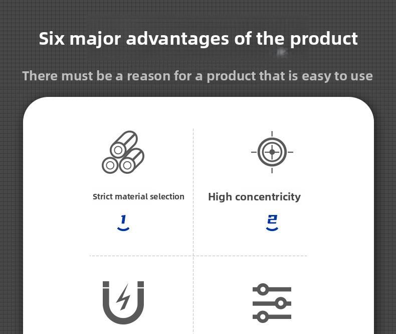 New cross-border blue hexagonal socket wrench, three-in-one multifunctional air screwdriver socket, manual tool with strong magnetic bit