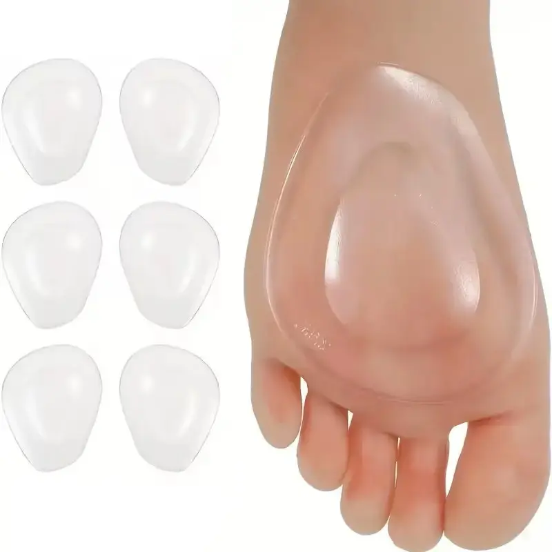 Gel Forefoot Insoles｜Non-Slip Silicone Triangle Shoe Pads, Reusable Cushions for High Heels, Women & Men Comfort Inserts