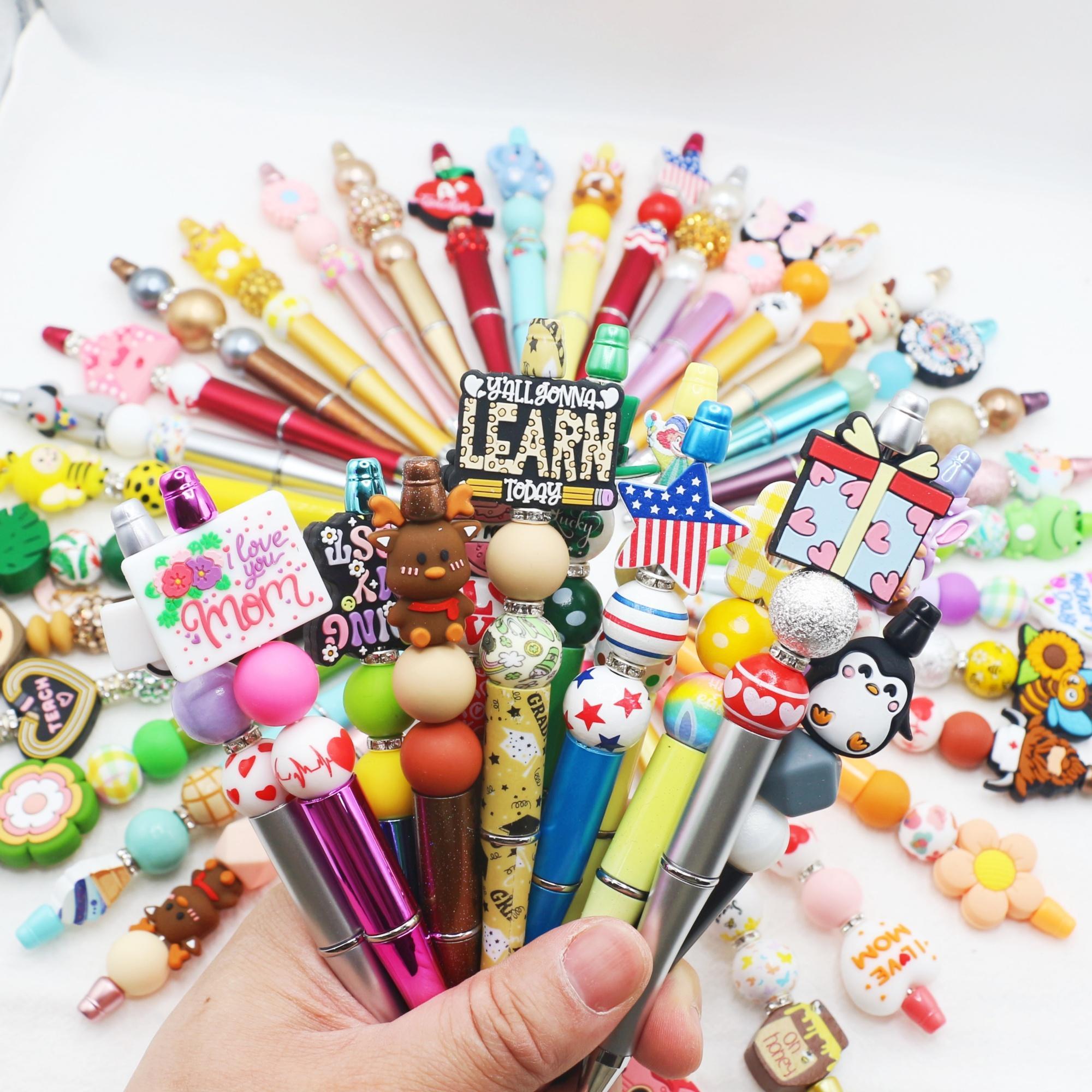 Cute Funny DIY Pen Set, Rollerball Pen Set, 25pcs/set DIY Pen Kit, DIY Pen Making Kit, Perfect for Creative People, DIY Enthusiasts, Fun Creative Home