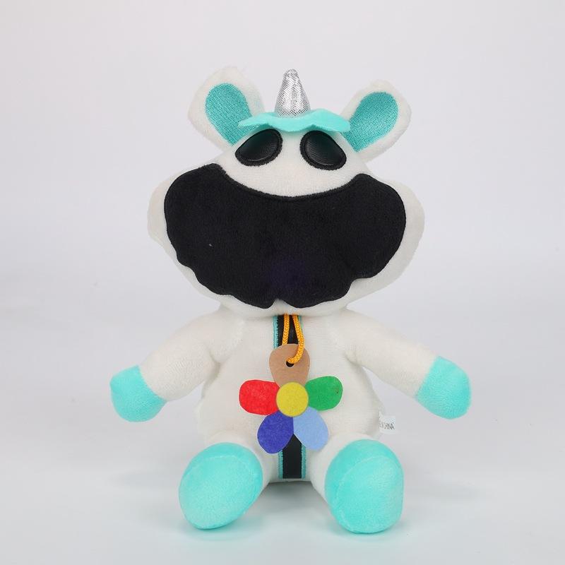 Smilingcritters Terrifying Smiling Animal Simplified Purple Cat Plush Toy