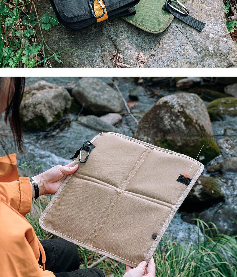 Outdoor Folding Cushion Portable Waterproof Thickened Moisture-Proof Ground Mat for Hiking, Cooling, Picnic, Grass Camping