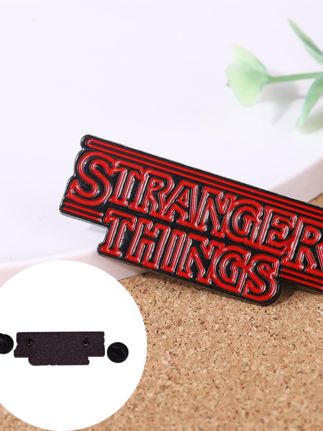 Stranger Things Enamel Pin Set – Officially Inspired Demogorgon & Eleven Poster Pins, Collectible Netflix Fan Merch, Perfect Gift for Halloween, Christmas & Season 5 Premiere