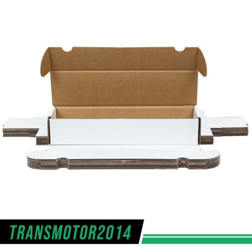 10Pcs Storage Boxes 800 Count Ct Sports Cards Trading White Corrugated Max Pro Improved Version Organiser Installation