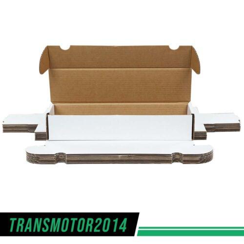 10Pcs Storage Boxes 800 Count Ct Sports Cards Trading White Corrugated Max Pro Improved Version Organiser Installation