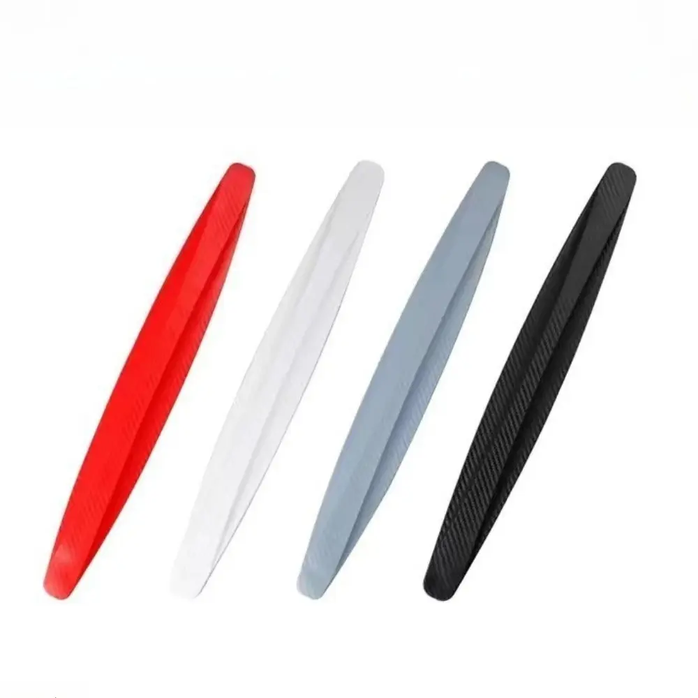 2PCS Car Front & Rear Bumper Anti‑Collision Strip, Transparent Door Body Anti‑Scratch Protector Sticker, Front Lip Anti‑Abrasion Rubber Trim Tape