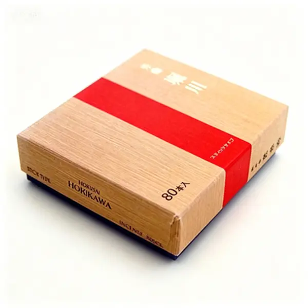 Japanese Stick Incense (80 Count, with Box), Hori-kawa River Path Scented, Natural Sandalwood, Long-Lasting Aroma, Smooth Burn, Relaxing Home Fragrance, Meditation Incense Sticks