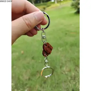 Building Block Heart Couple Keychain Set, Matching Heart Pendant Key Rings for Couples, Cute Bag Charm Accessory for Daily Carry