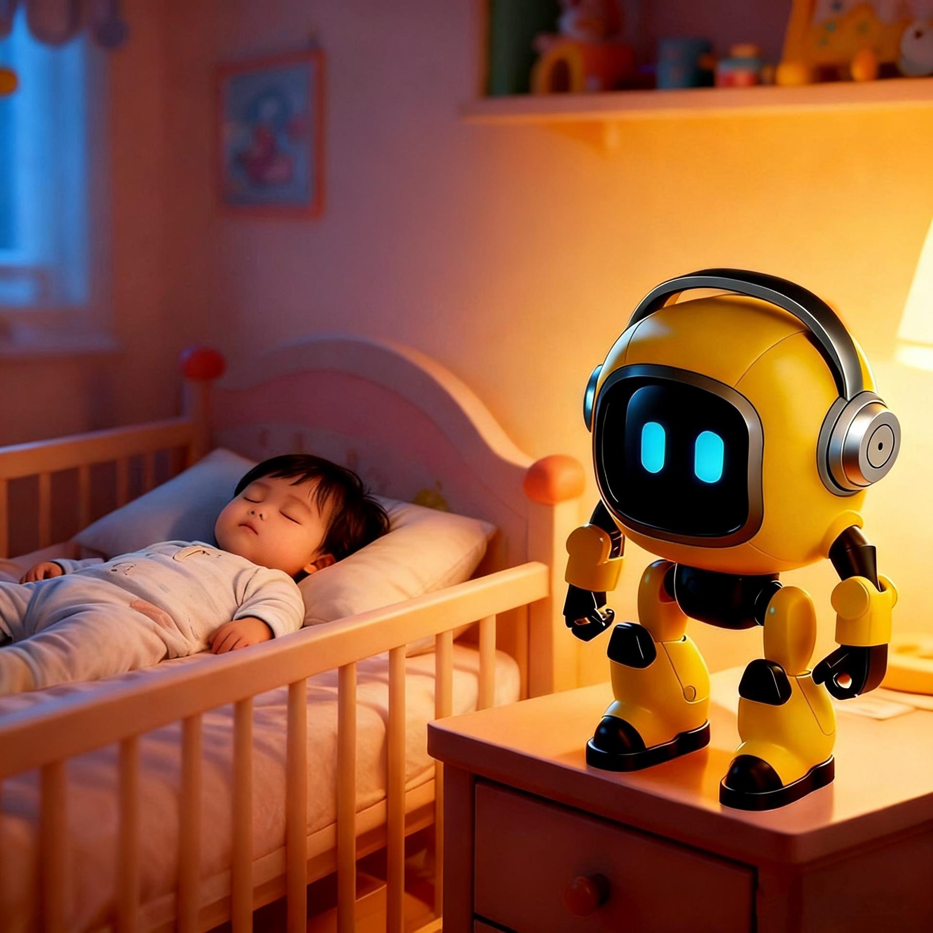 Kids AI Smart Talk Robot with DeepSeek LLM & Doubao AI, Voice Activated Desktop Educational Toy, Interactive Learning Story Telling Playmate, Best Easter Gift for Kids to Boost Curiosity, Imagination & Language Skills