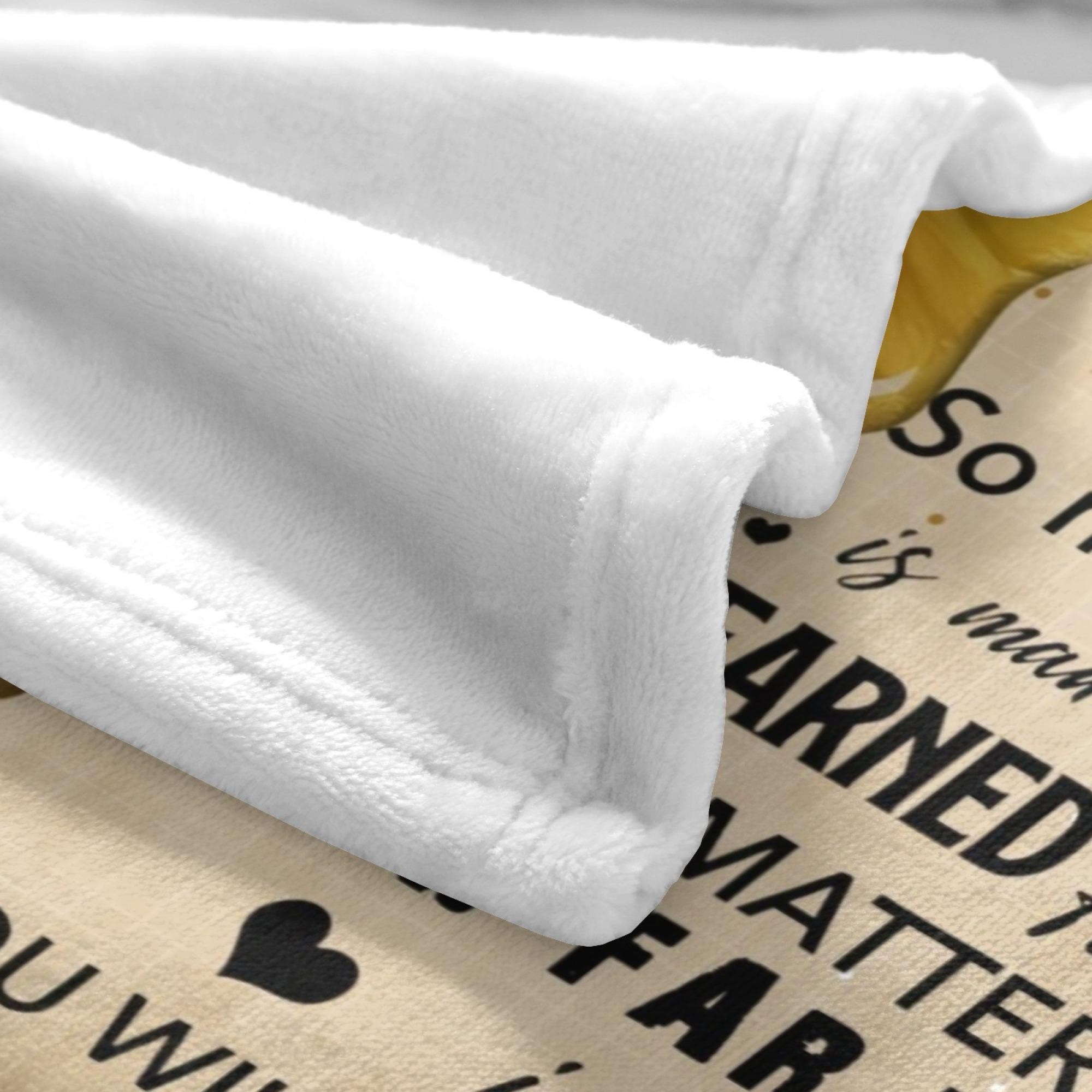 To My Dad Lion Blanket  "You Are The Greatest" I Learned From You - Forever Look Up To You Gift Presents for Dad Gifts for Papa Gifts for Dads,Cool Father Gifts for Dads Birthday from Son to Dad Blanket father son blanket