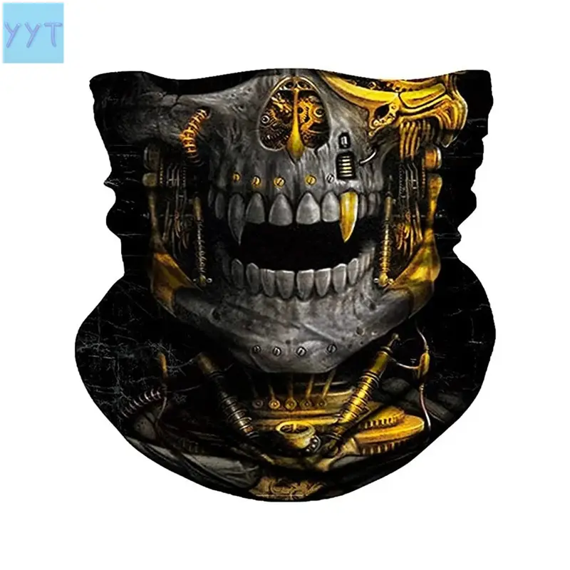 YYT1  1Pc Neck Gaiter Face Cover Scarf, Neck Gaiter Masks, Neck Warmer Breathable Sun &-proof Skiing Fishing Hiking Cycling, Skull Scarf - Multifunctional Cycling Mask with Warm Snood, Windproof Neck Gaiter