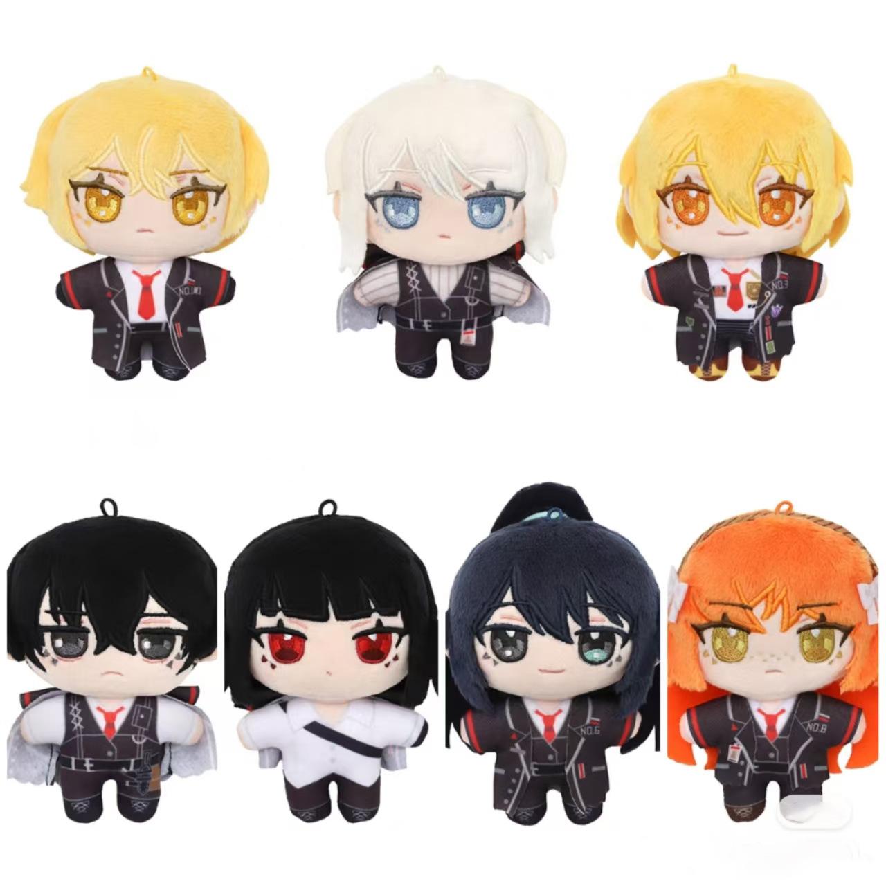 10cm Anime Limbus Company Plush Toys Cotton Plushie Doll Ishmael Dante Faust Don Quixote Palm Cartoon Stuffed Peripherials Gifts
