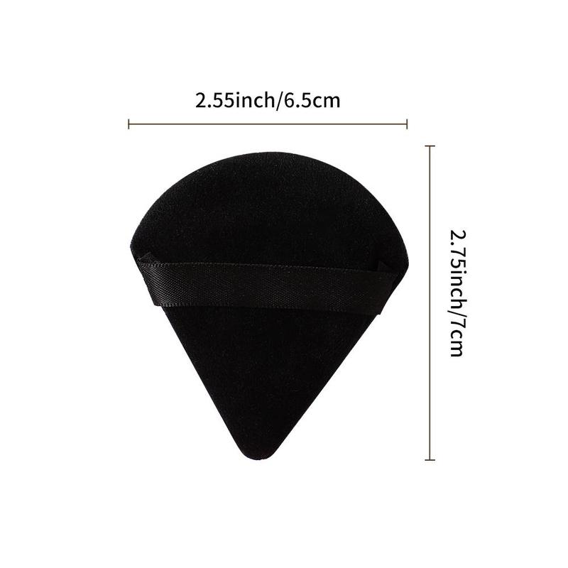 Triangle Powder Puff, 24pcs/set Soft Makeup Sponge Puff, Dry & Wet Use Makeup Puff, Professional Makeup Tools for Women, Midnight Shimmer, Christmas Gift