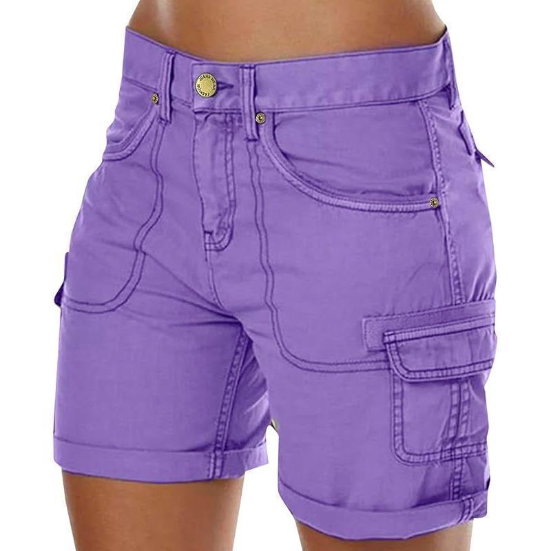 Women's Cargo Shorts Casual Summer High Waisted Casual Shorts for Women Trendy Summer Hiking Shorts Outdoor Outfits