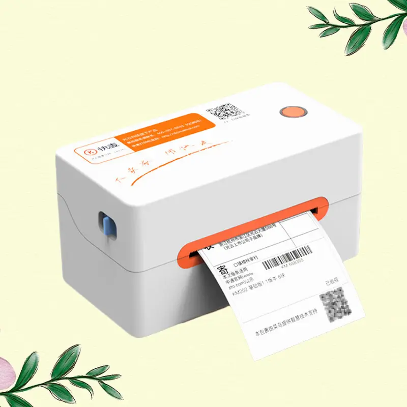 Thermal Shipping Label Printer Compact One Sheet Thermal Sticker Printer For E-Commerce Waybill Single Sheet Express Bill And Barcode Label Printing
