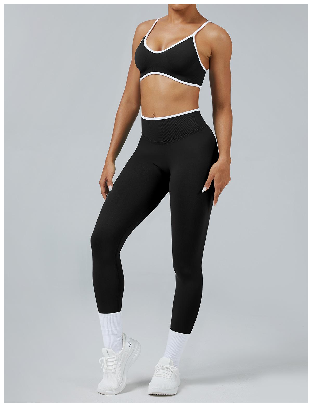 2PCS Yoga Suit Seamless Sports Set Gym Outfits Women Tracksuit Running Workout Clothes Sports Bra Athletic Wear Yoga Clothing