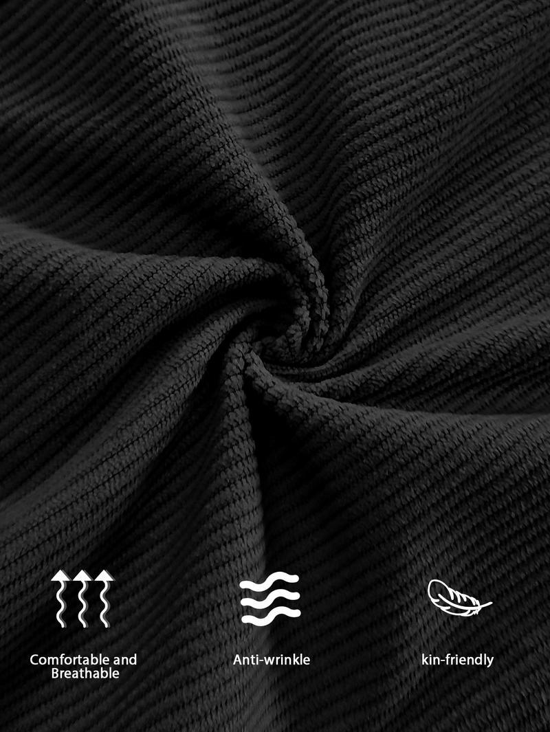 2pcs Men'S Casual Two-Tone Corduroy Pants, Men's Sweatpants Loose Fit, Vintage Texture, Comfortable Wear, Straight Leg, Mid Waist, Solid Color, Comfortable Leisurewear|Vintage Corduroy|Polyester Corduroy 2pcs Men'S Casual Two-Tone Corduroy Pants, Men's Sweatpants Loose Fit, Vintage Texture, Comfortable Wear, Straight Leg, Mid Waist, Solid Color, Comfortable Leisurewear|Vintage Corduroy|Polyester Corduroy