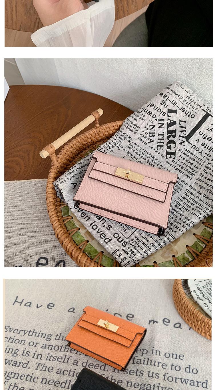 Ladies new compact Internet celebrity change purse multi-card premium organ card bag card clip