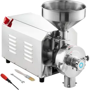 【DealsForYouDays】VEVOR Soybean Grinder Commercial Grinding Machine for Spices 3000W Corn Mill Grinder 100 KG/H Stainless Steel Corn Grinder Industrial Flour Milling Machine for Pepper Soybean Peanut Corn Grains