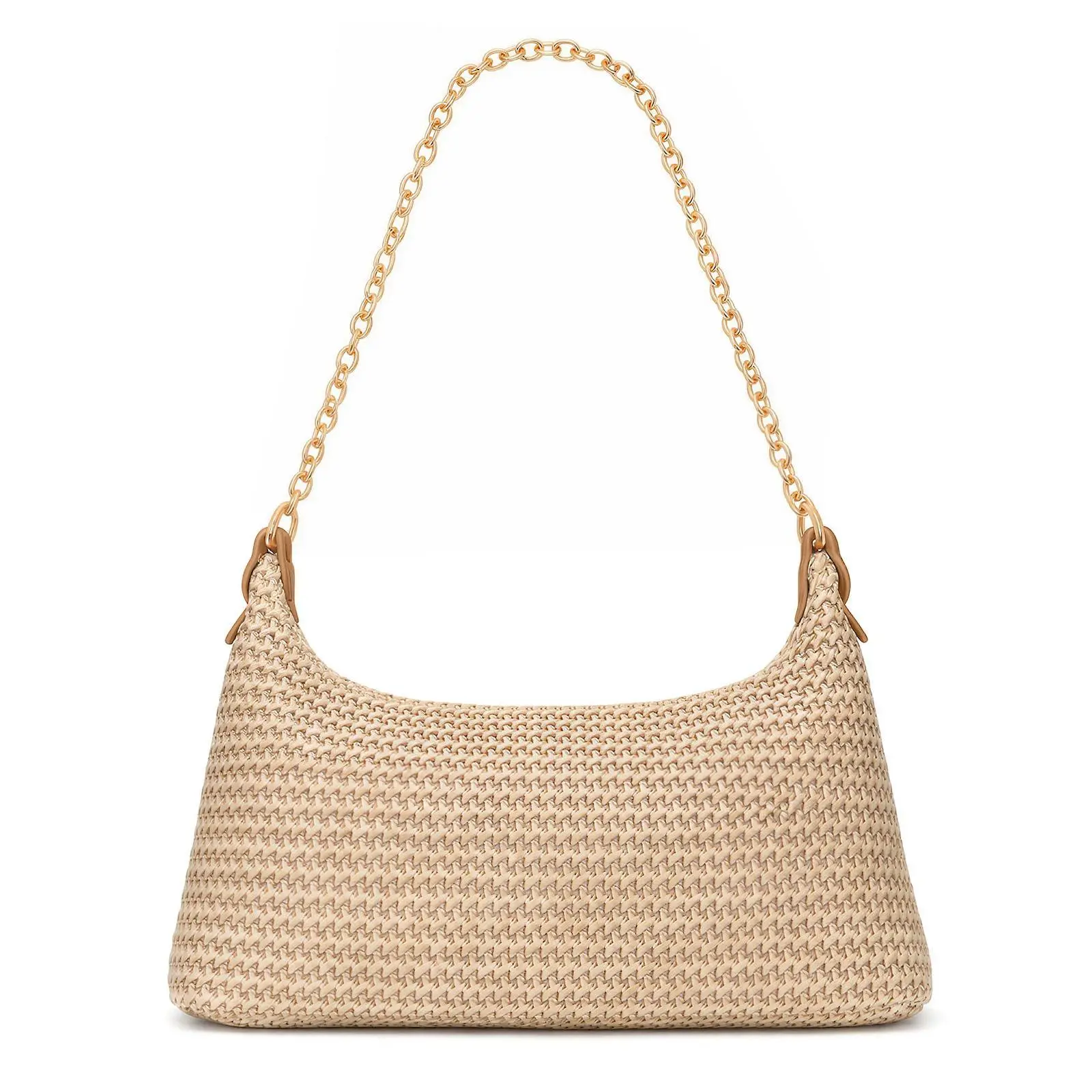 JASGOOD Beach Bags for Women Summer Straw Purse Boho Woven Shoulder Bag Crochet Purse Vacation Tote Handbag