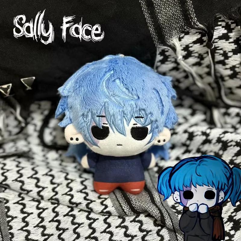 Sally Face Sal Game Anime Cosplay Doll Plush Stuffed Dolls Cotton Figure Plushie Soft Halloween Accessories Props For Women Men