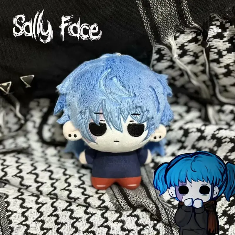 Sally Face Sal Game Anime Cosplay Doll Plush Stuffed Dolls Cotton Figure Plushie Soft Halloween Accessories Props For Women Men