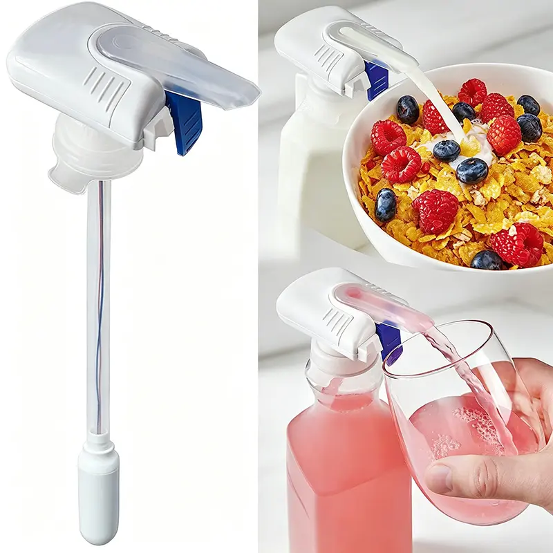 Magic Tap Bottle Water Dispenser Tap Viral Kitchen Gadget Battery Operated Auto Liquid Pump Anti Spill Pourer For Milk Juice Gallon Drinks