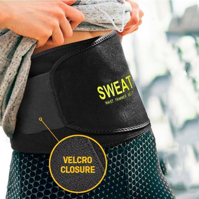 Sauna Sweat Ab Waist Trainer Belt for Women and Men - Sweat Band Waist Trainer Belt for Sports Training Gym Workouts, Men Women Sportswear, Womenswear, Fajas Para Mujer, 3 Adjustable Sizes, 5 Color Choose