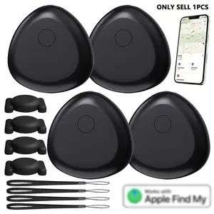 Air Tag Tracker for Apple 1/2/4-Pack (iOS Only), With magnetic Silicon Case Item Finders for Keys, Luggage, Worldwide Key Finder Tags for iPhone Works with "Find My" App