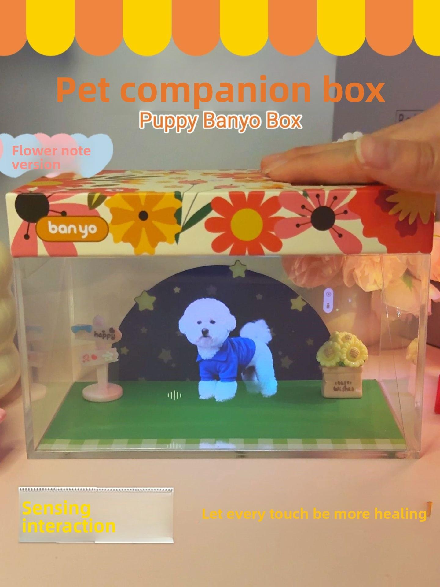 Pet 3D Hologram Projection Box AI Companion Memorial Keepsake For Dogs Cats Heated Outdoor Dog House with Heating Pad human sized bed cat tree Breathable Elevated Cooling Curved Foam Stairs Ramp Gothic Coffin Wheeled Wooden Crate Soft Foldable Cushion