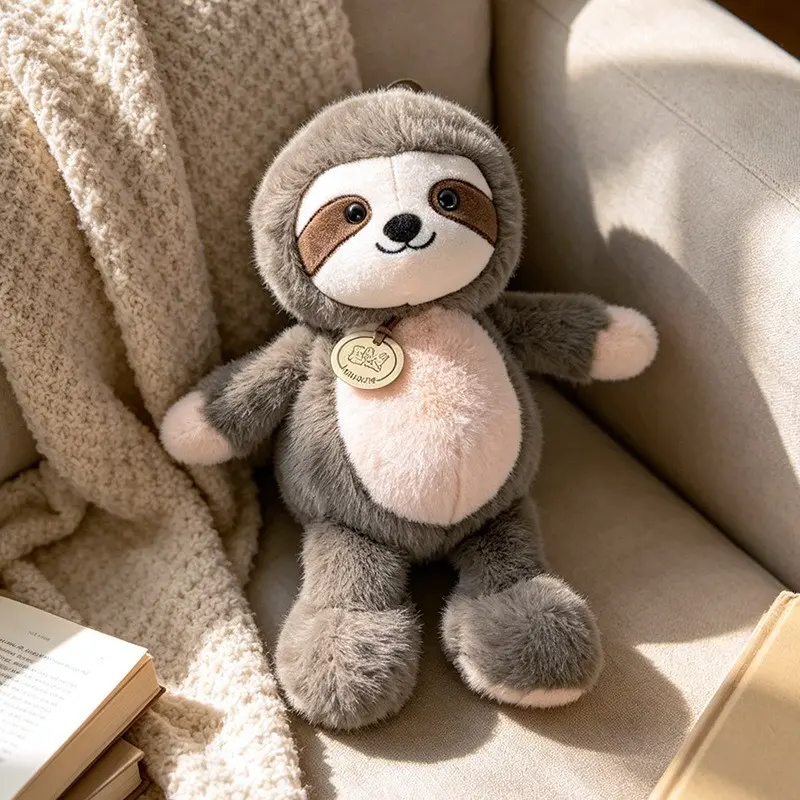 Cute Plush Toys Collection, Soft Stuffed Animals for Kids and Adults, Cow, Sloth, Lion, Leopard, Frog, Perfect Gift Idea
